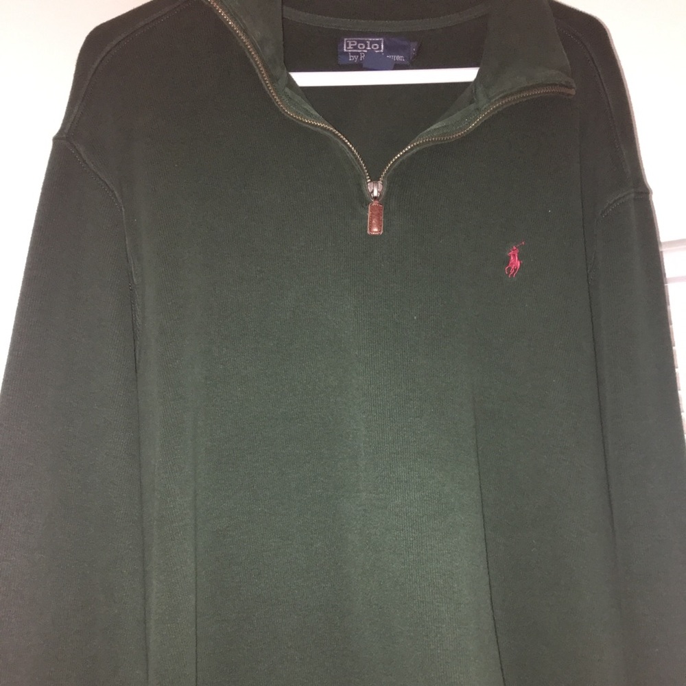 Green Polo Sweater